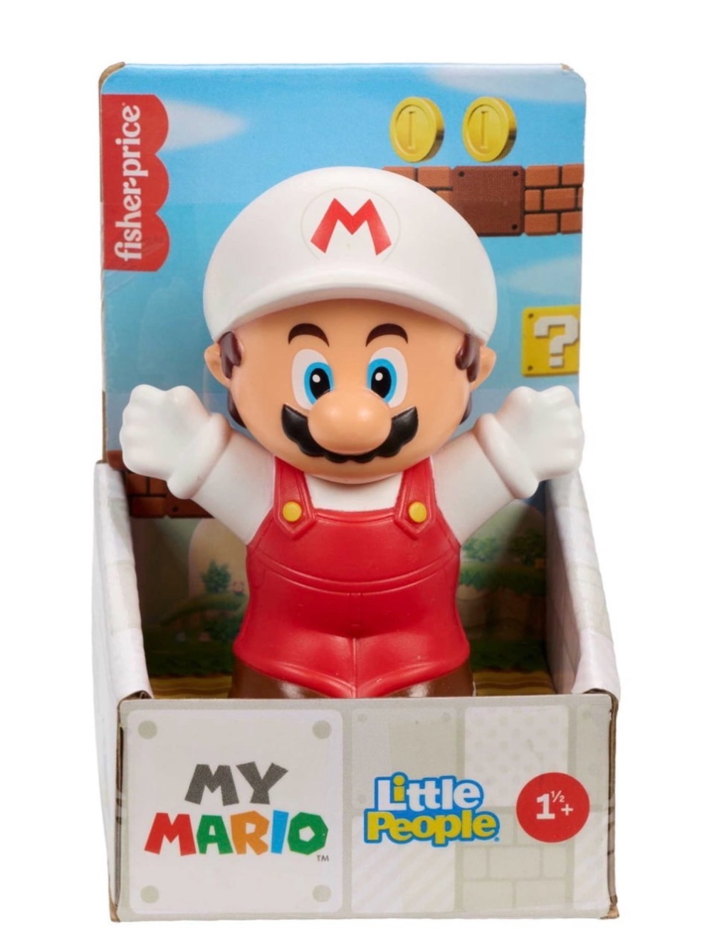 FIRE MARIO My Mario Fisher Price Little People 2026 Preschool Toy